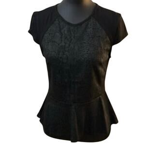 Robert Rodriguez Snakeprint Peplum Top XL